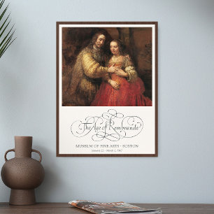 Rembrandt Die Jüdische Braut Gemälde Kunst Druck Poster