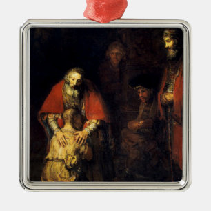 Rembrandt - Die Rückkehr des verlorenen Sohnes Ornament Aus Metall