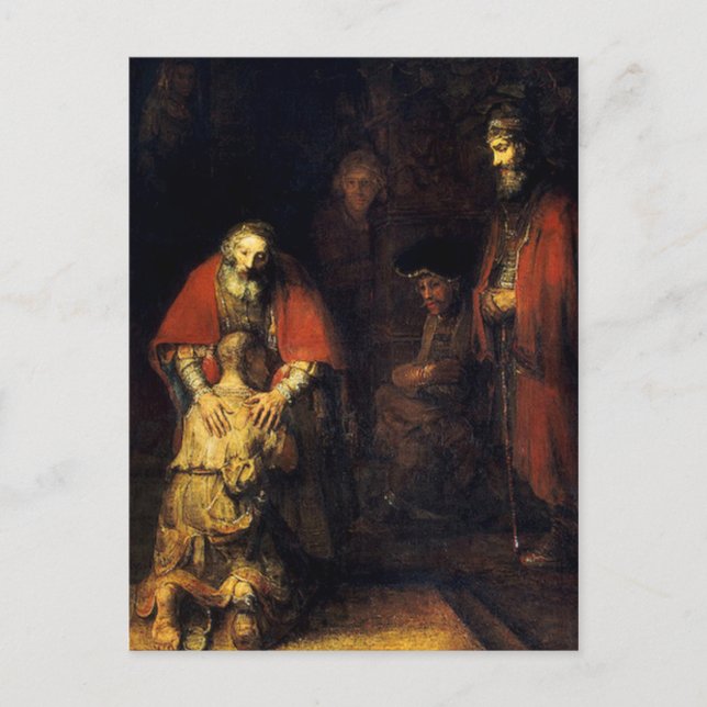 Rembrandt - Die Rückkehr des Wunders Postkarte (Vorderseite)