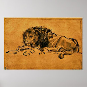 Rembrandt - Erholung Leo Poster