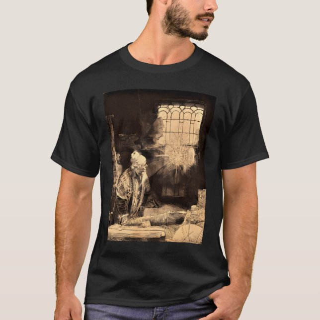 Rembrandt, Faust, Alchemist, 1652 T-Shirt (Vorderseite)