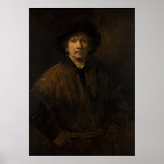 Rembrandt - Grosses Selbstportrait Poster