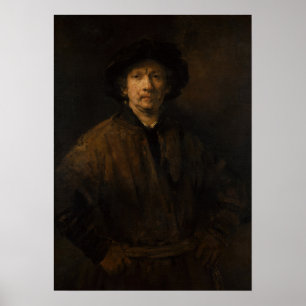 Rembrandt - Großes Selbstporträt Poster