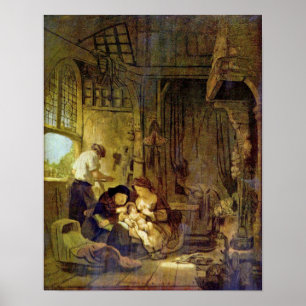 Rembrandt Harmenszoon van Rijn - Heilige Familie Poster