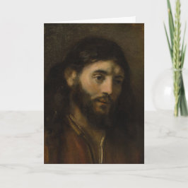 Rembrandt Head of Christ CC0924 Jesus portraits Karte