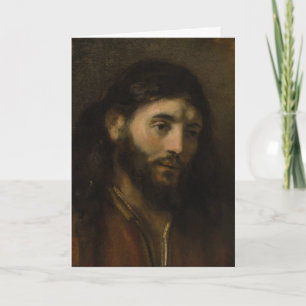 Rembrandt Head of Christ CC0924 Jesus portraits Karte