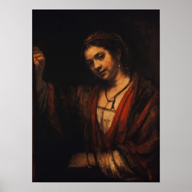 Rembrandt - Hendrickje Stoffels Poster (Vorne)