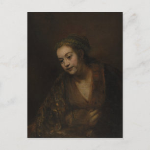 Rembrandt Hendrickje Stoffels Postkarte