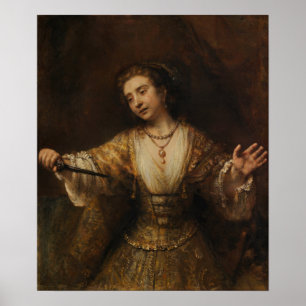 Rembrandt - Lucretia Poster