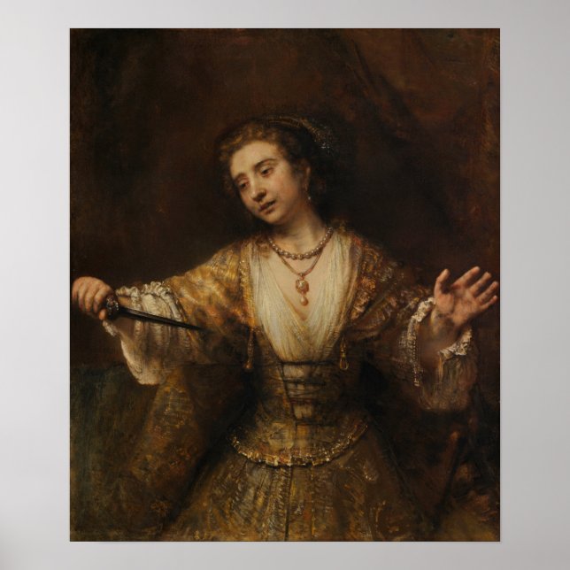 Rembrandt - Lucretia Poster (Vorne)