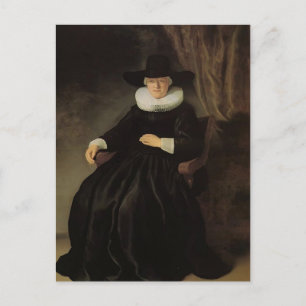 Rembrandt: Maria Bockennolle, Ehefrau Johannes Postkarte