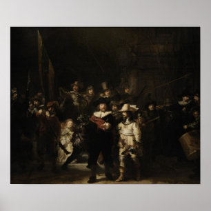 Rembrandt - Nachtschau Poster
