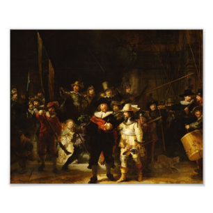 Rembrandt Nachtwache Nachtwache Barockmalerei Fotodruck