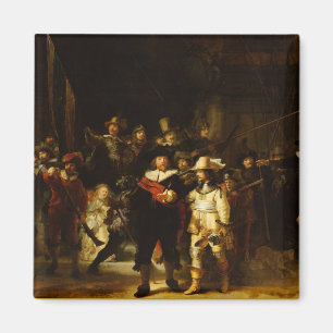 Rembrandt Nightwatch Night Barockmalerei Magnet