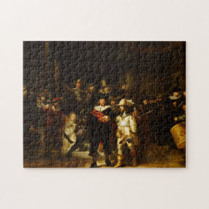 Rembrandt Nightwatch Night Barockmalerei Puzzle
