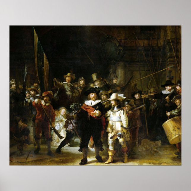 Rembrandt Poster (Vorne)