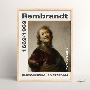 Rembrandt Rembrandt Laughing Painting Art Print Poster
