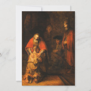 Rembrandt - Rückkehr des Prodigalen Sohn Karte