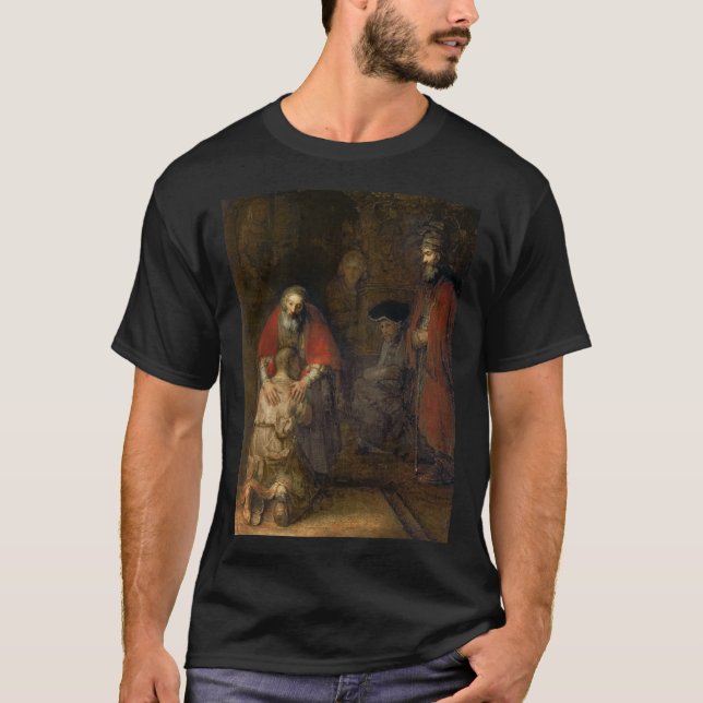 Rembrandt - Rückkehr des prodigalen Sohnes T-Shirt (Vorderseite)
