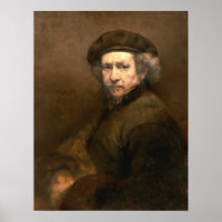 Rembrandt: Selbstportrait Beret & Turned-Up Collar