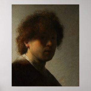 Rembrandt - Selbstportrait im jugendlichen Alter Poster