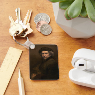 Rembrandt Selbstporträt: Maler des niederländische Schlüsselanhänger