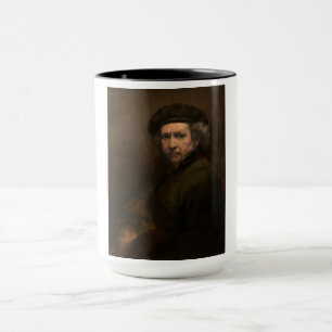 Rembrandt Selbstporträt: Maler des niederländische Tasse