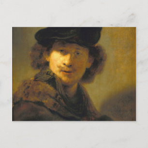 Rembrandt Selbstporträt Postkarte