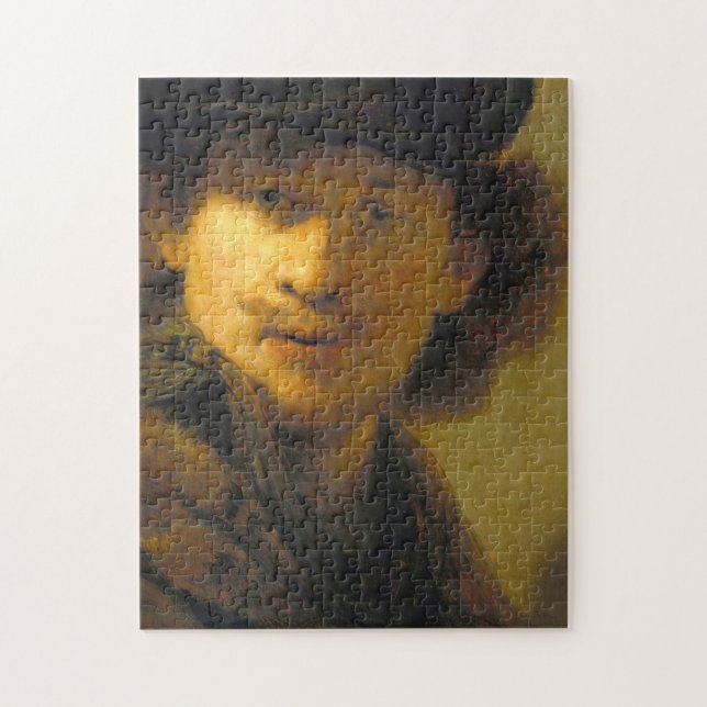 Rembrandt Selbstporträt Puzzle (Vertikal)
