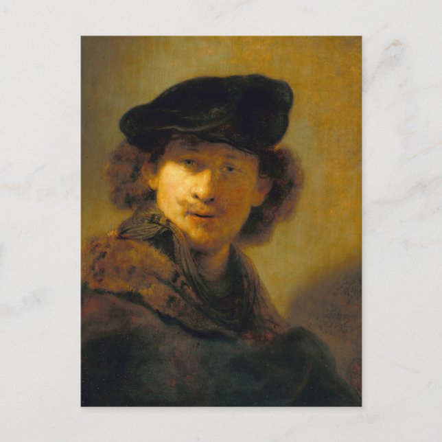 Rembrandt Self Portrait 2 Postkarte (Vorderseite)