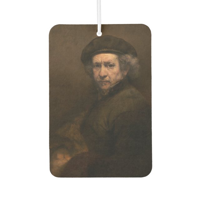 Rembrandt Self Portrait: Dutch Golden Age Painter Autolufterfrischer (Vorderseite)