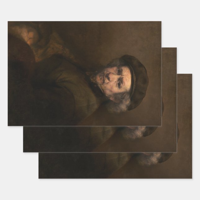 Rembrandt Self Portrait: Dutch Golden Age Painter Geschenkpapier Set (Set)