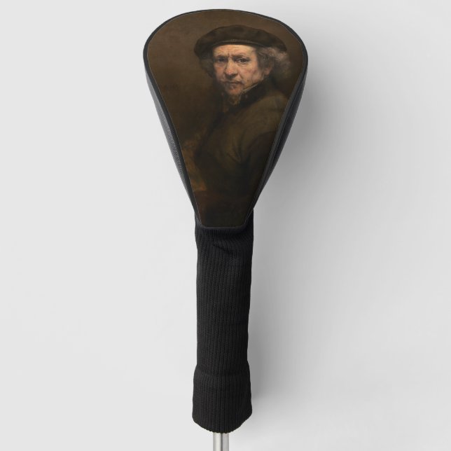 Rembrandt Self Portrait: Dutch Golden Age Painter Golf Headcover (Vorderseite)