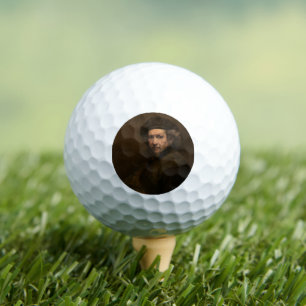 Rembrandt Self Portrait: Dutch Golden Age Painter Golfball