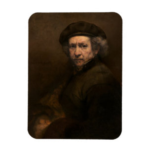 Rembrandt Self Portrait: Dutch Golden Age Painter Magnet