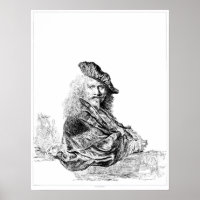 Rembrandt Self Portrait Etching
