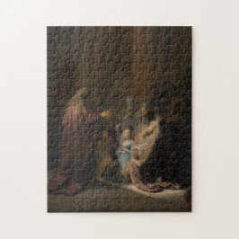 Rembrandt, Simeons Song des Loises - Fine Art Puzzle