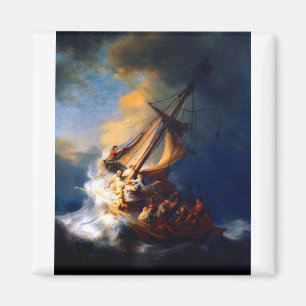 Rembrandt Storm am Meer von Galiläa Magnet
