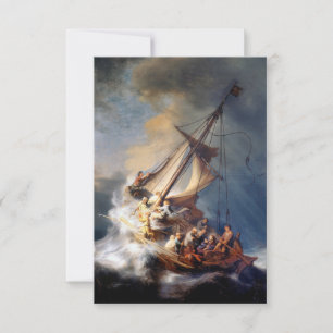 Rembrandt Storm am See von Galiläa