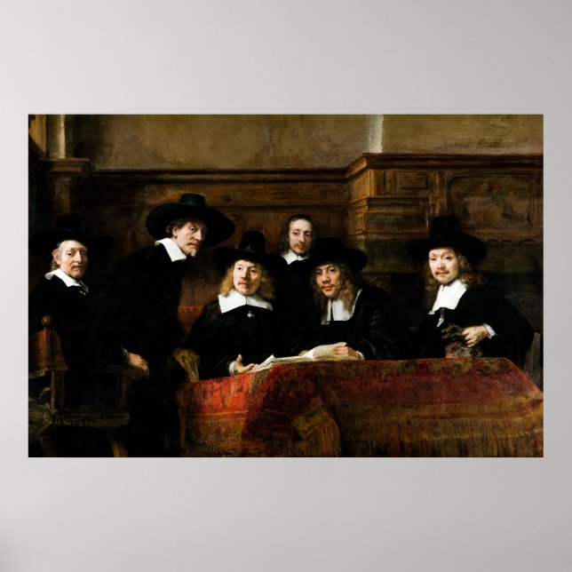 Rembrandt: Syndics of the Drapers' Guild Poster (Vorne)