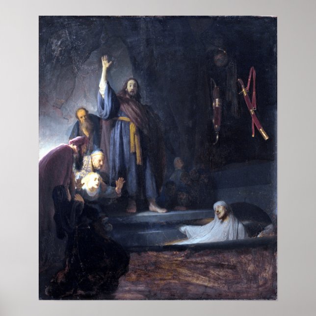 Rembrandt The Raising of Lazarus Poster (Vorne)