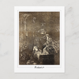 Rembrandt van Rijn #105 - Fine Art Postkarte