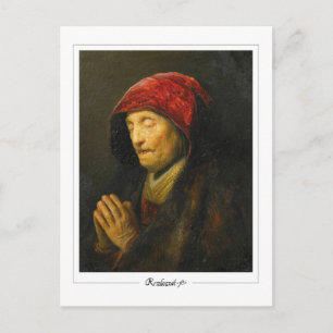Rembrandt van Rijn #10 - Fine Art Postkarte