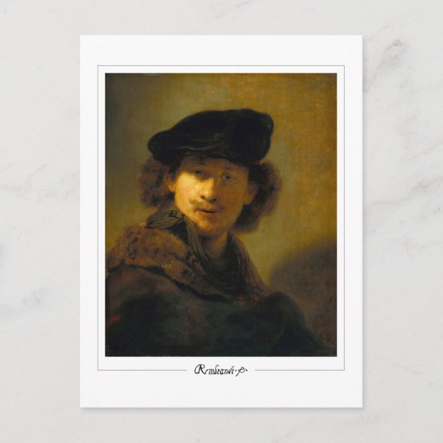 Rembrandt van Rijn #24 - Fine Art Postkarte (Vorderseite)