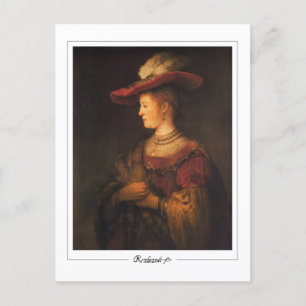 Rembrandt van Rijn #27 - Fine Art Postkarte