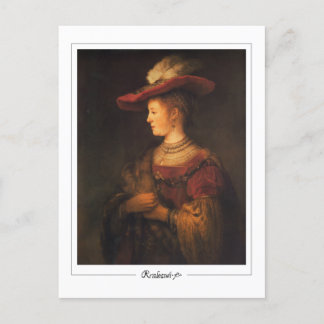 Rembrandt van Rijn #27 - Fine Art Postkarte