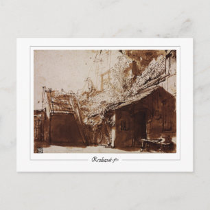 Rembrandt van Rijn #464 - Feine Kunst Postkarte