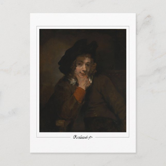 Rembrandt van Rijn #597 - Fine Art Postkarte (Vorderseite)