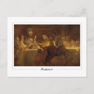 Rembrandt van Rijn #615 - Feine Kunst Postkarte