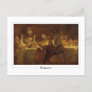 Rembrandt van Rijn #615 - Fine Art Postkarte
